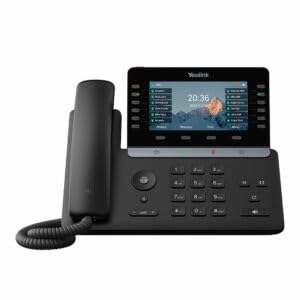 Yealink SIP-T85W – 1301220 - Wi-Fi IP Phone - 16 SIP Accounts - 5.5-inch Color LCD Display - Dual-Port Gigabit Ethernet, PoE, Power Adapter Included