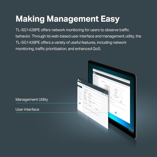 TP-Link LS108GP | 8 Port PoE Gigabit Ethernet Switch | 8 PoE+ Port @ 62W | Plug & Play | Extend Mode | PoE Auto Recovery | Desktop/Wall Mount | Silent Operation