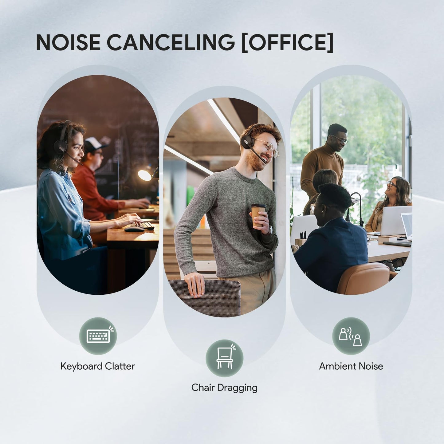 Yealink BH70 Mono Wireless Bluetooth Headset with Microphone for Work, up to 35h Talking Battery Life