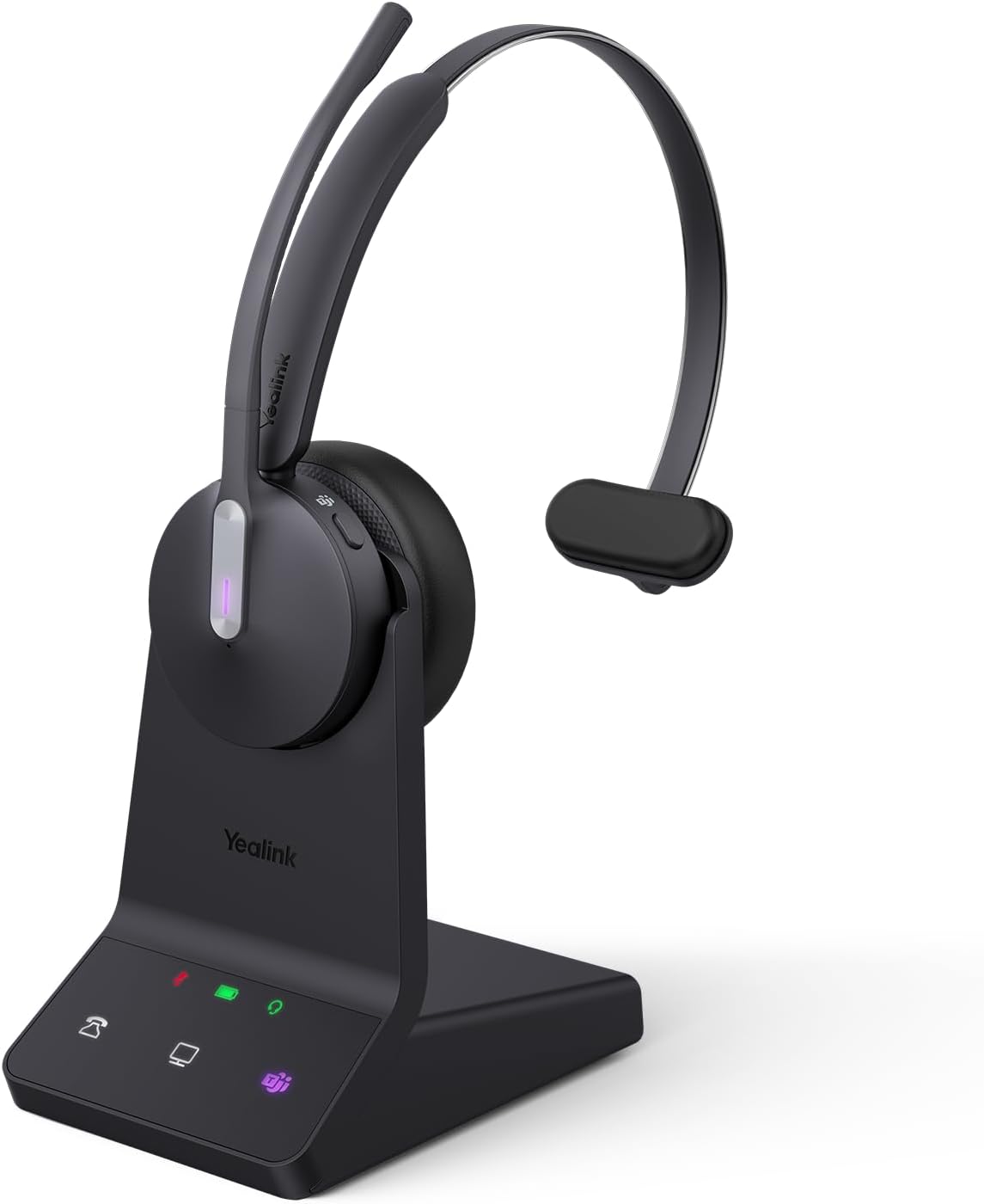 Yealink WH64 Mono DECT & Bluetooth Wireless Headset for Phone PC Cellphone