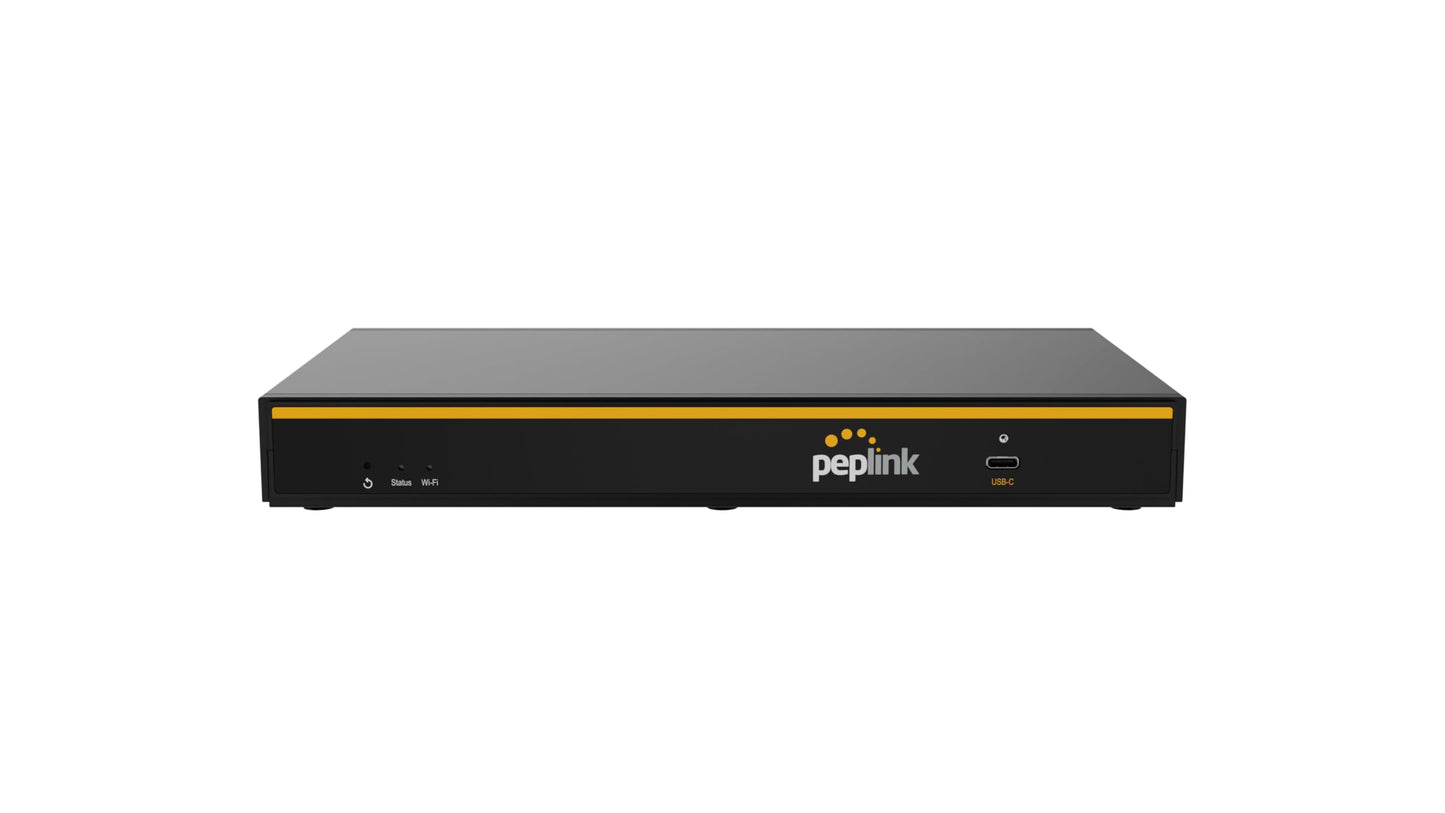 Peplink B-One Gigabit Dual WAN- Failover- WiFi Router for Wireless Internet | 1GBps Throughput | 2X WAN Port, 4X LAN Port, Dual-Band 2X2 MIMO Wi-Fi | WAN Smoothing for Small Office & Home Connectivity