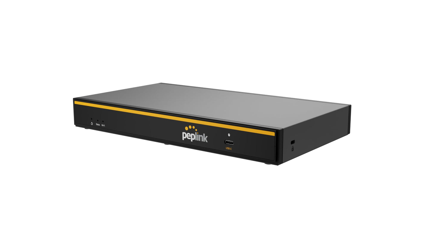 Peplink B-One Gigabit Dual WAN- Failover- WiFi Router for Wireless Internet | 1GBps Throughput | 2X WAN Port, 4X LAN Port, Dual-Band 2X2 MIMO Wi-Fi | WAN Smoothing for Small Office & Home Connectivity