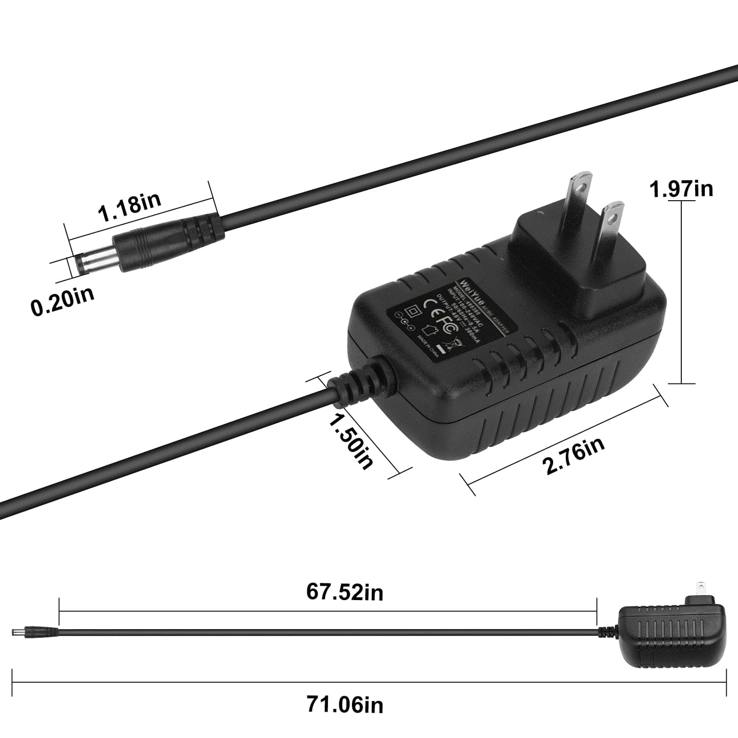 Polycom Power Supply is Compatible with VOIP Polycom VVX Models.
