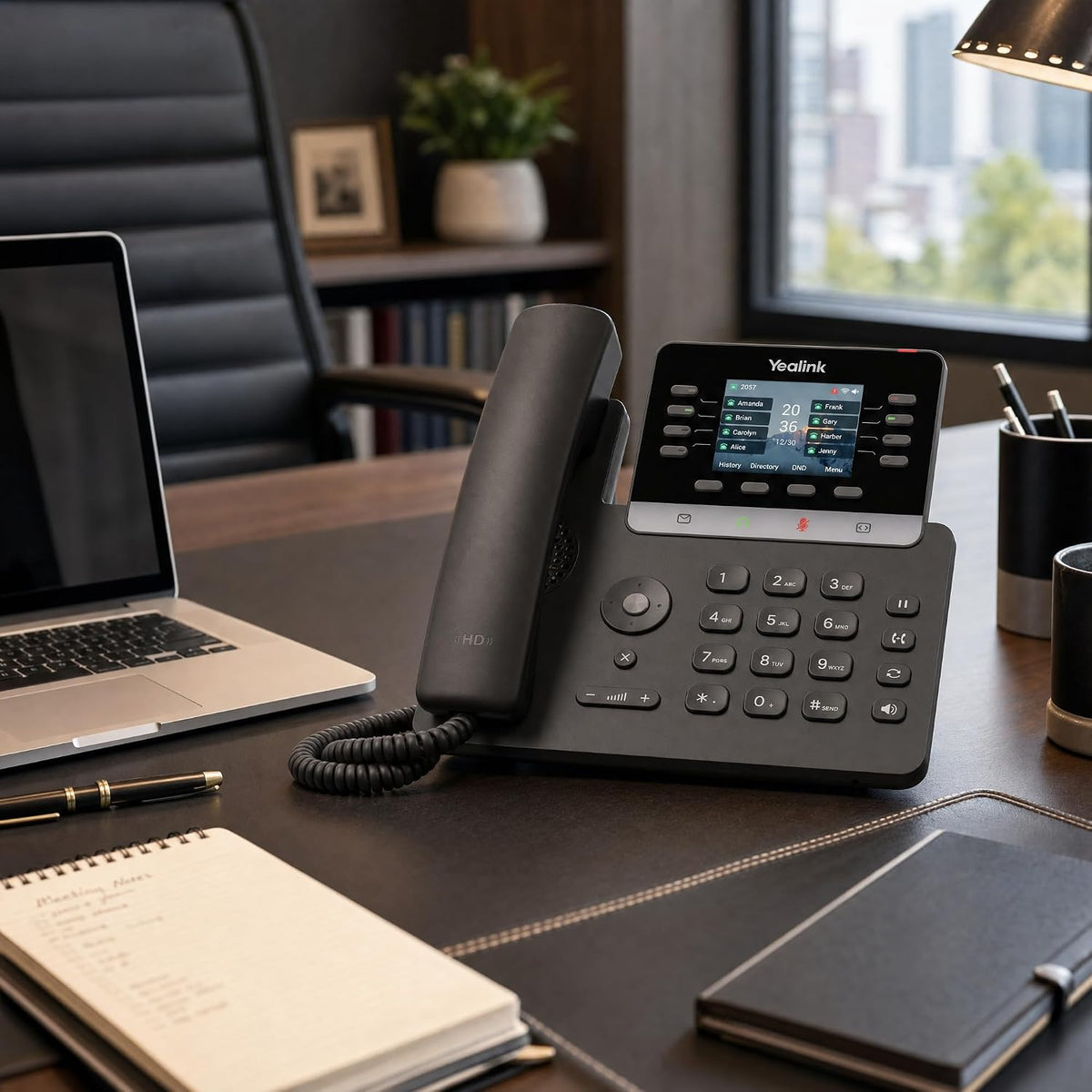 Yealink SIP-T73W 12-Line Wi-Fi 6 VoIP Phone with Bluetooth