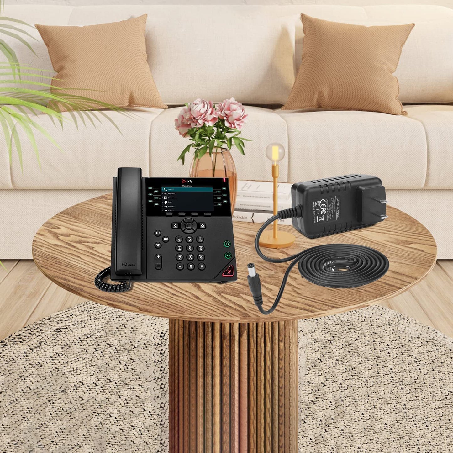 Polycom Power Supply is Compatible with VOIP Polycom VVX Models.